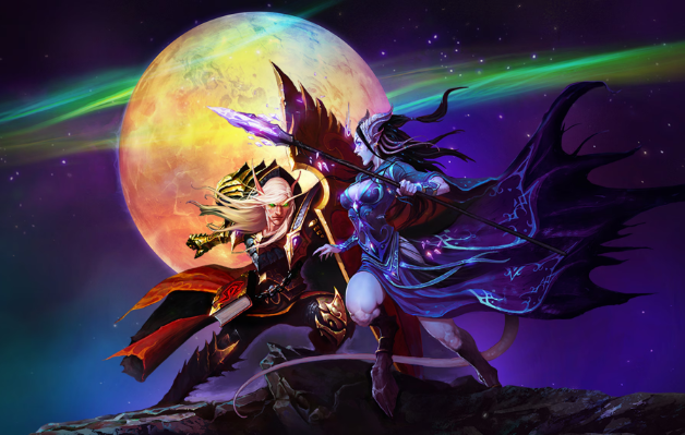 Blood Elves and Draenei burning crusade anniversary